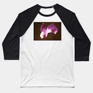 Pink Orchid Baseball T-Shirt